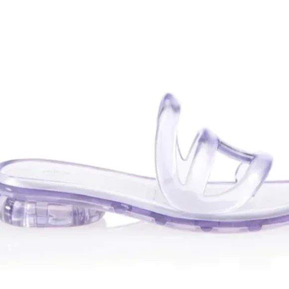 Melissa x Telfar Jelly Slide - Clear (women's sizing)